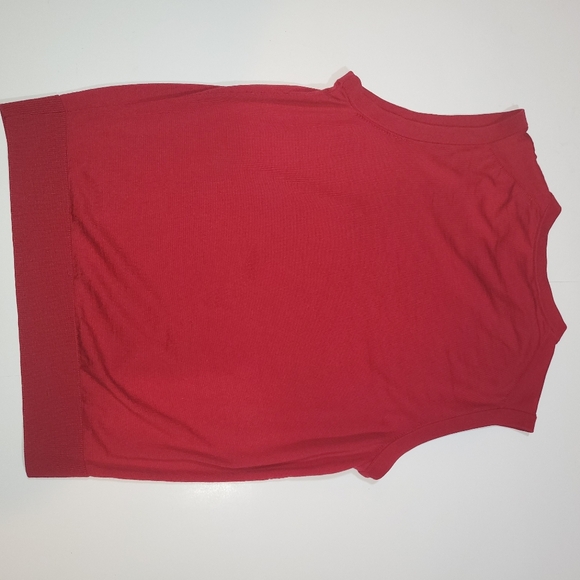 Daniel Cremieux Men's Large red vneck vest morino wool - Picture 11 of 12